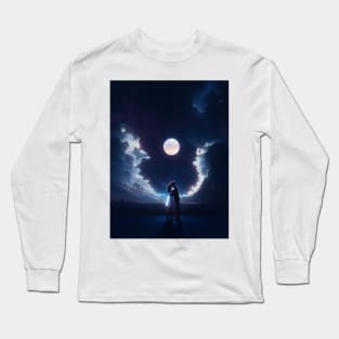 Be my Valentine. The Midnight Kiss Long Sleeve T-Shirt